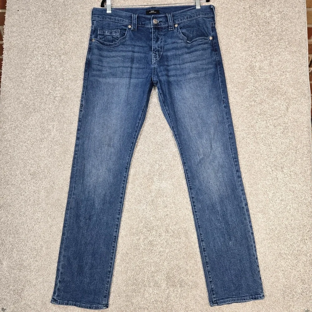 True Religion Jeans Mens 34x34 (fit 36x33) Blue Denim Ricky Relaxed Straight
